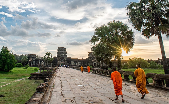 The Beautiful of Angkor wat